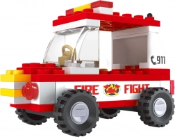 Jeu de construction compatible camion de pompiers 48 pcs