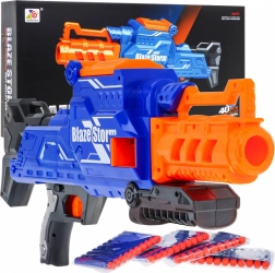 pistolet automatique pour enfants Blaze Storm 8+ avec 40 projectiles en mousse