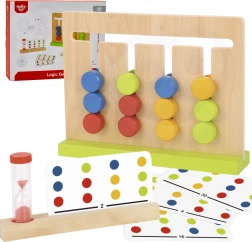 Jeu logique en bois avec minuteur et motifs colorés TOOKY TOY