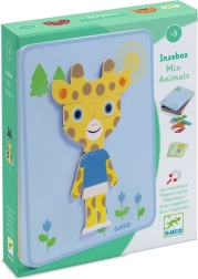 Jeu magnétique Djeco Inzebox – mix d’animaux
