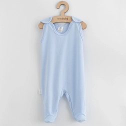 grenouillère pour bébé NEW BABY bleue