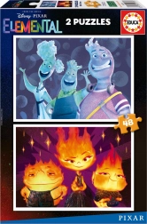 Educa Puzzle Entre les éléments 2x48 pièces