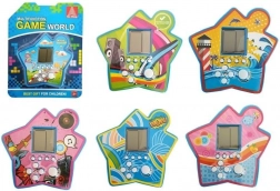 Jeu électronique de poche en forme d’étoile – Tetris bleu