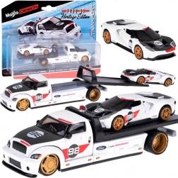 Maisto set métallique dépanneuse avec FORD GT Heritage 2021 1:64