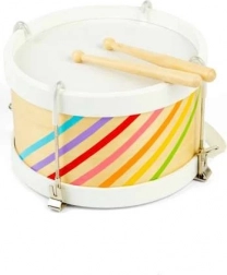 Bigjigs Toys tambour en bois avec sangle