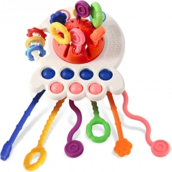 Jouet sensoriel coloré - anneau de dentition