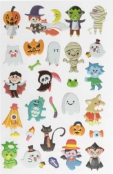 Autocollants en mousse sur le thème d’Halloween