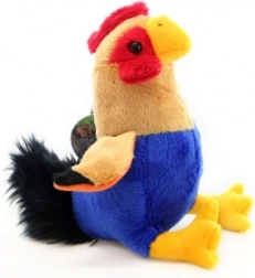 Coq en peluche 19 cm