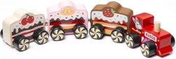 Petit train en bois avec aimants Cakes 4 pièces CUBIKA