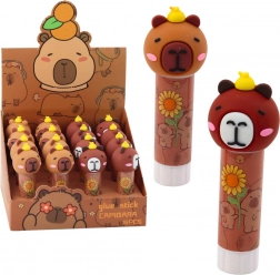 Colle de poche avec capybara Marron