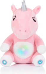 CHIPOLINO licorne en peluche avec petites lumières et musique