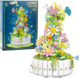Kit de Composition Florale avec Papillons et Éclairage LED