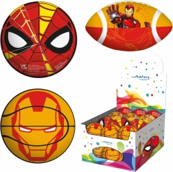 Set de balles MARVEL – ballons ronds et ballons de rugby pour enfants