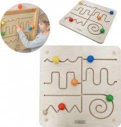 Tableau éducatif en bois Labyrinthe Masterkidz Montessori
