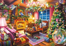 Puzzle Trefl Premium Plus Disney Chalet de Noël 1000 pièces