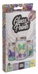 Peintures pour verre avec pinceau 5×20 ml