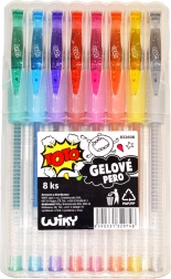 Set de stylos gel – 8 couleurs