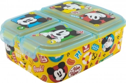 Boîte à goûter pour enfants Mickey Mouse à multiples compartiments