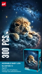 Puzzle 300 pièces – lion dans les nuages