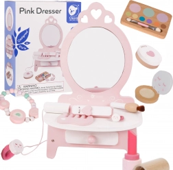 Coiffeuse en bois pour enfants avec miroir et accessoires Classic World