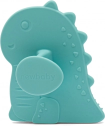 Brosse de bain en silicone pour enfants NEW BABY bleue