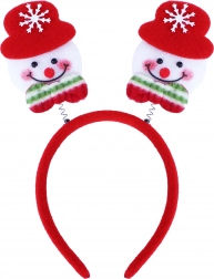 Serre-tête de Noël avec bonhommes de neige