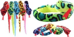 Serpent en peluche 105 cm
