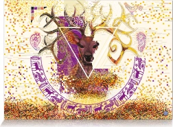 Puzzle Cerf porte-bonheur 300 pièces