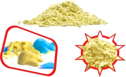 Sable cinétique magique pour enfants 1 kg – Jaune