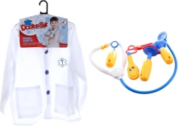 Costume de docteure pour enfants avec accessoires médicaux