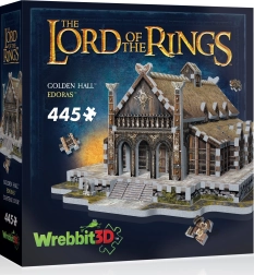 WREBBIT puzzle 3D Seigneur des Anneaux : La Salle Dorée d'Edoras