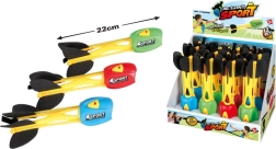 Fléchette à élastique à lancer