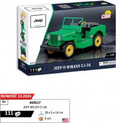 Maquette JEEP WILLYS CJ-2A 1:35 kit de construction COBI