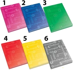 Cahier de notes Office A4, 80 feuilles, lignées (assortiment de couleurs)
