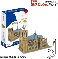 CubicFun puzzle 3D Cathédrale Notre‑Dame – 53 pièces