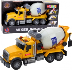 Bétonnière pour enfants avec lumières et sons, jaune, 31,5 cm