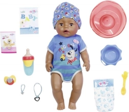 BABY born avec tétine magique, poupon noir, 43 cm