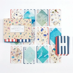 Cartes à jouer motifs de plage Gray Malin