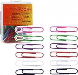 Trombones de bureau colorés 30 mm, 40 pcs
