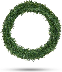 Guirlande de Noël verte 2,5 m