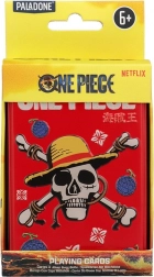 Cartes à jouer One Piece dans une boîte métallique