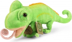 caméléon en peluche 30 cm éco‑responsable