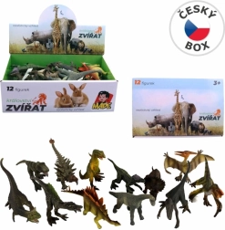 Figurines de dinosaures - lot de 12 pièces