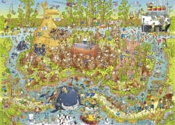 Puzzle HEYE ZOO déjanté : Exposition australienne 1000 pièces