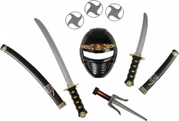 ensemble ninja avec masque et armes pour enfants