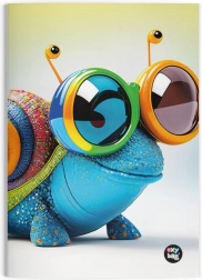 Cahier A4 ligné Snail