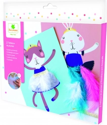 Pockets kit créatif – décoration d’images avec plumes et rubans