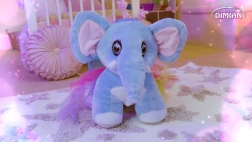 Éléphanteau interactif en peluche Lola avec contes tchèques