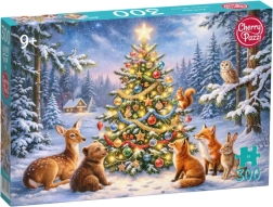 Puzzle Cherry Pazzi Noël en forêt, 300 pièces