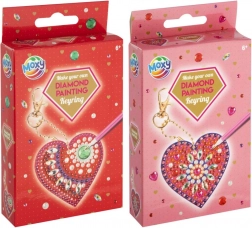 Peinture diamant – porte-clés cœur